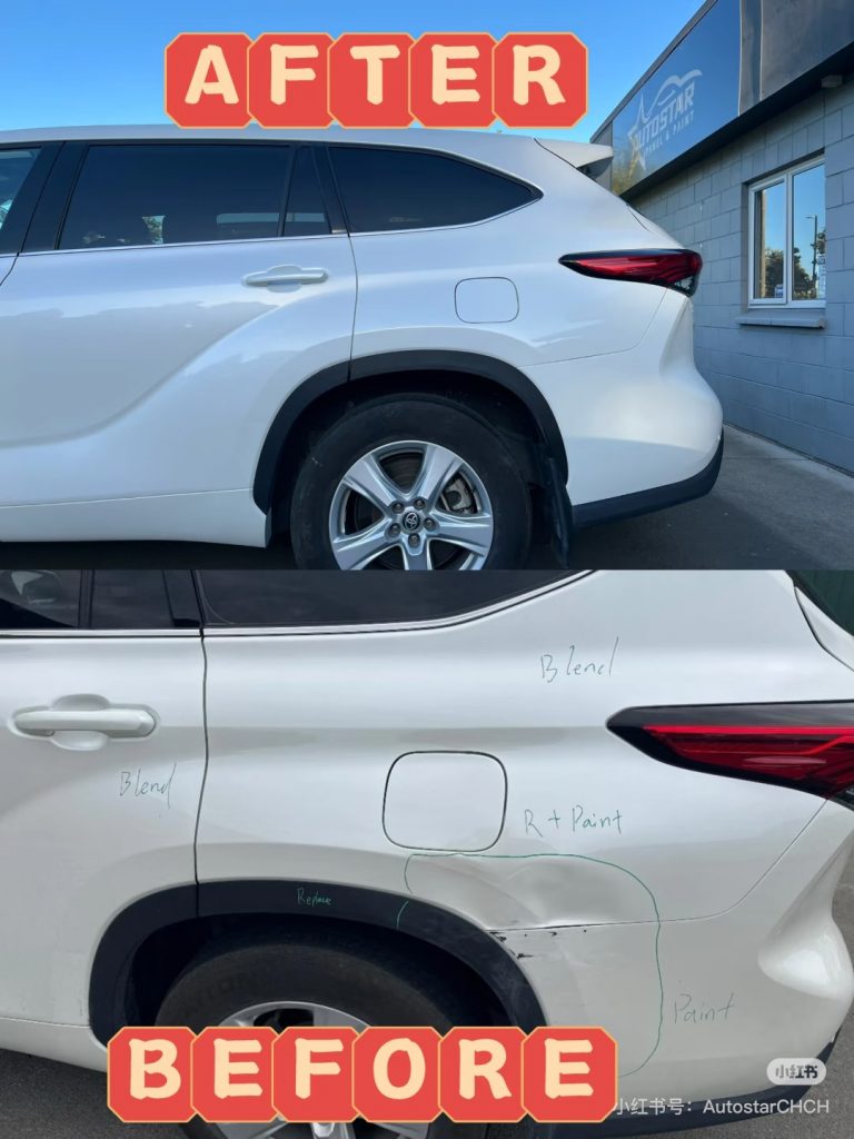 Expert Collision Repair in Christchurch – Restore Your Car with Confidence 2 before & after car collision repairs